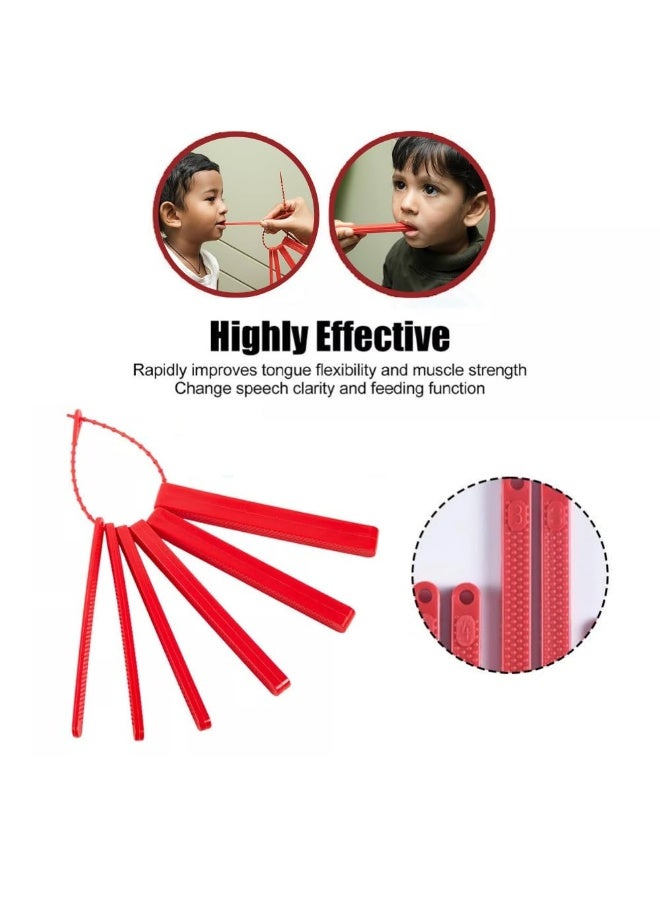 Safe-O-Kid® Talk Tools Jaw Grading Bite Blocks Reusable and Durable Speech Therapy Tool (Red) -Pack of 2 - Image 3